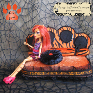 Комплект мебели с аксессуарами "Cat Paw" для куклы MH Toralei